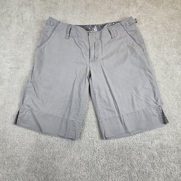 The North Face Pants - The North Face Womens Bamboo Blend Bermuda Shorts Gray 8 Walking Relaxed Fit